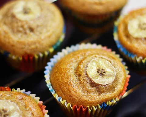 Muffin de Banana e Canela